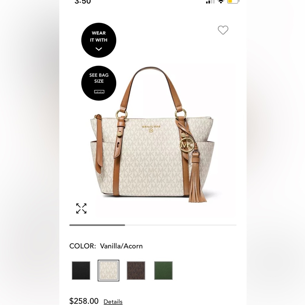 MK purse and matching wallet